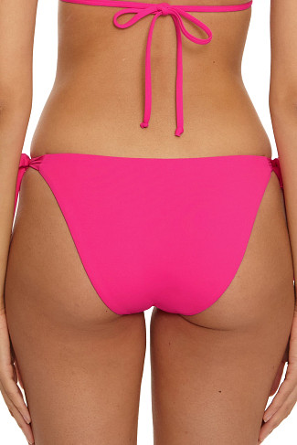 STRAWBERRY/TANGELO/WHITE Flamingo Stripe Hipster Bikini Bottom