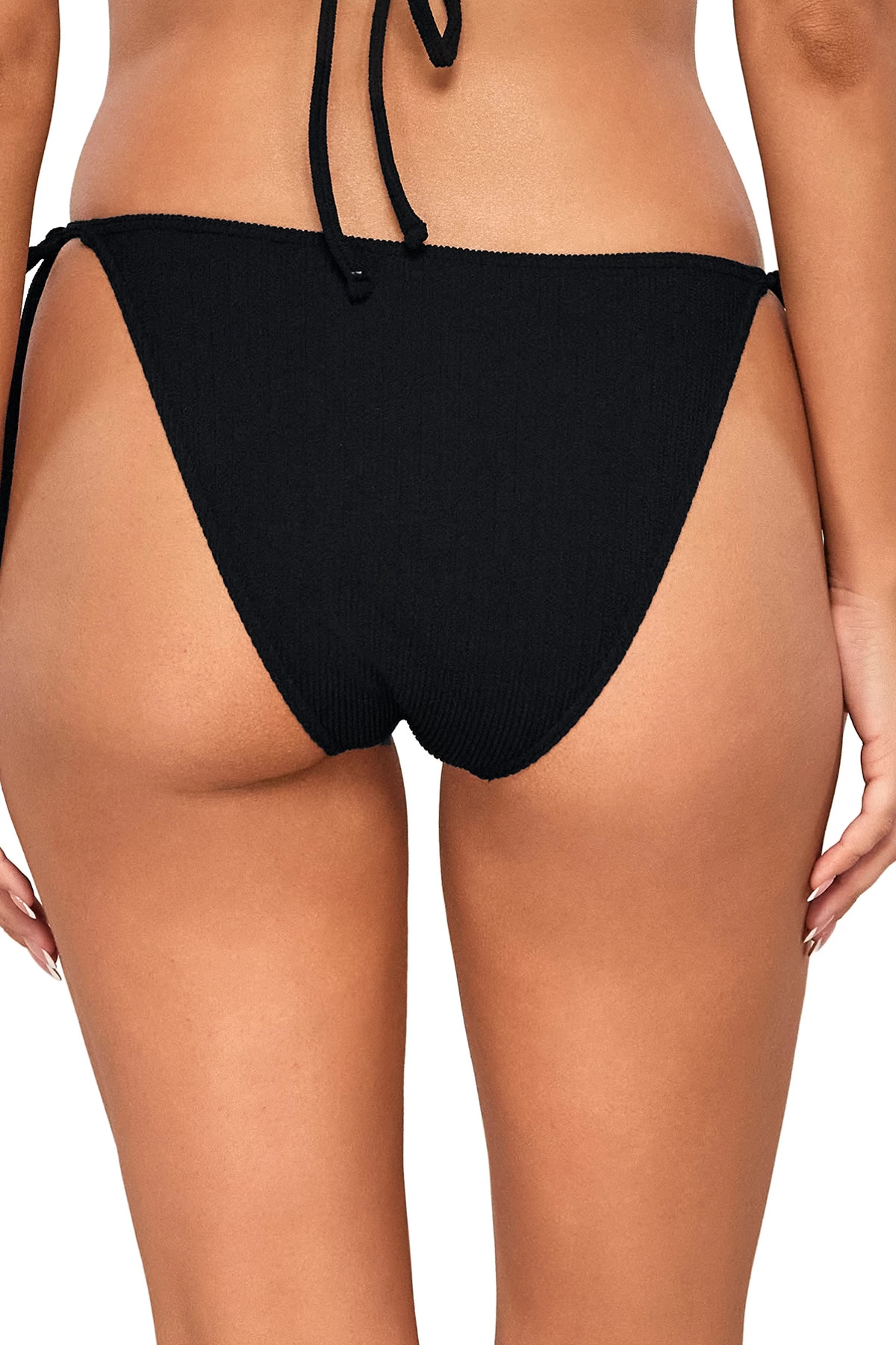 BLACK PACIFICA Taryn Hipster Tie Side Bikini Bottom image number 2