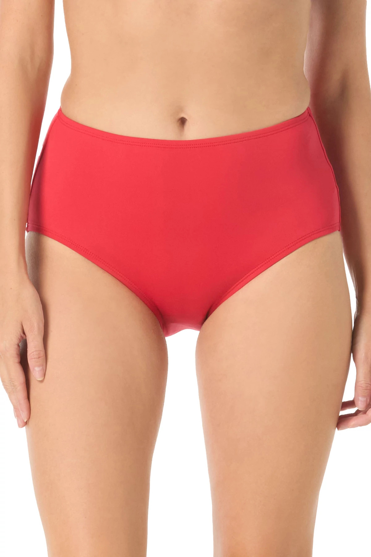 TRUE RED Chloe High Waist Bikini Bottom image number 1