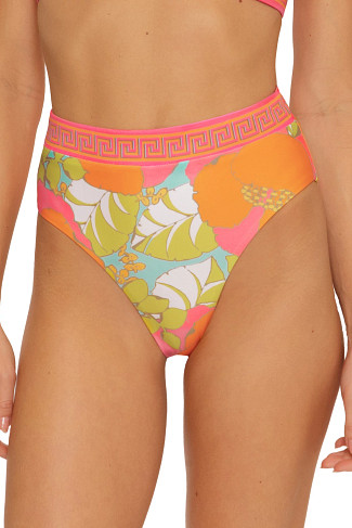 MULTI Playa De Flor Reversible High Waist Bikini Bottom
