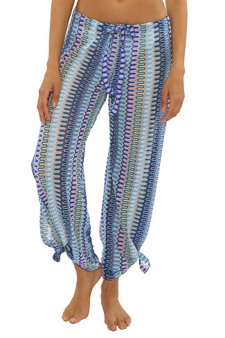 LAPIS/MULTI Sundown Split Leg Pants
