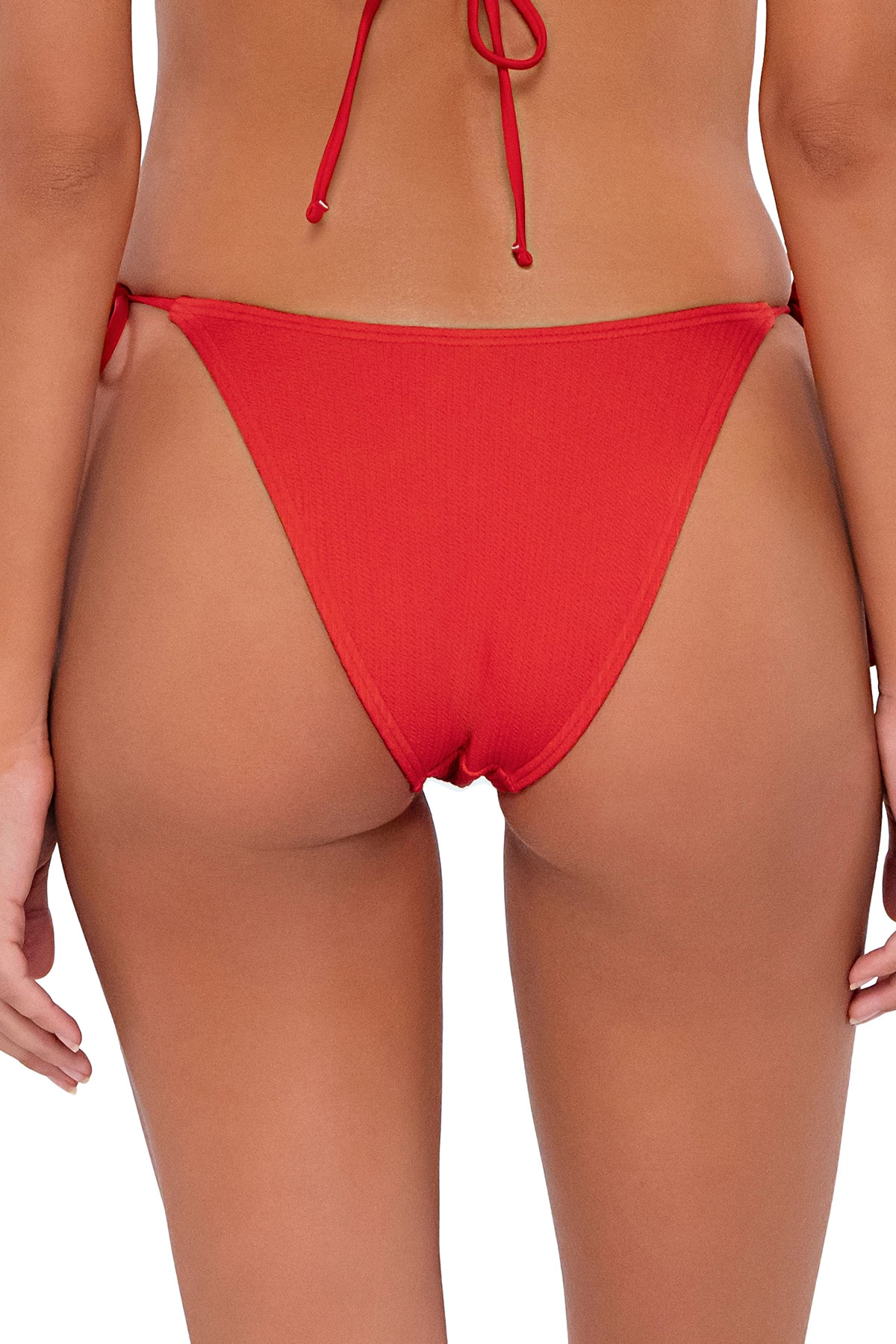CAMELIA Jaelyn Tie Side Brazilian Bikini Bottom image number 2