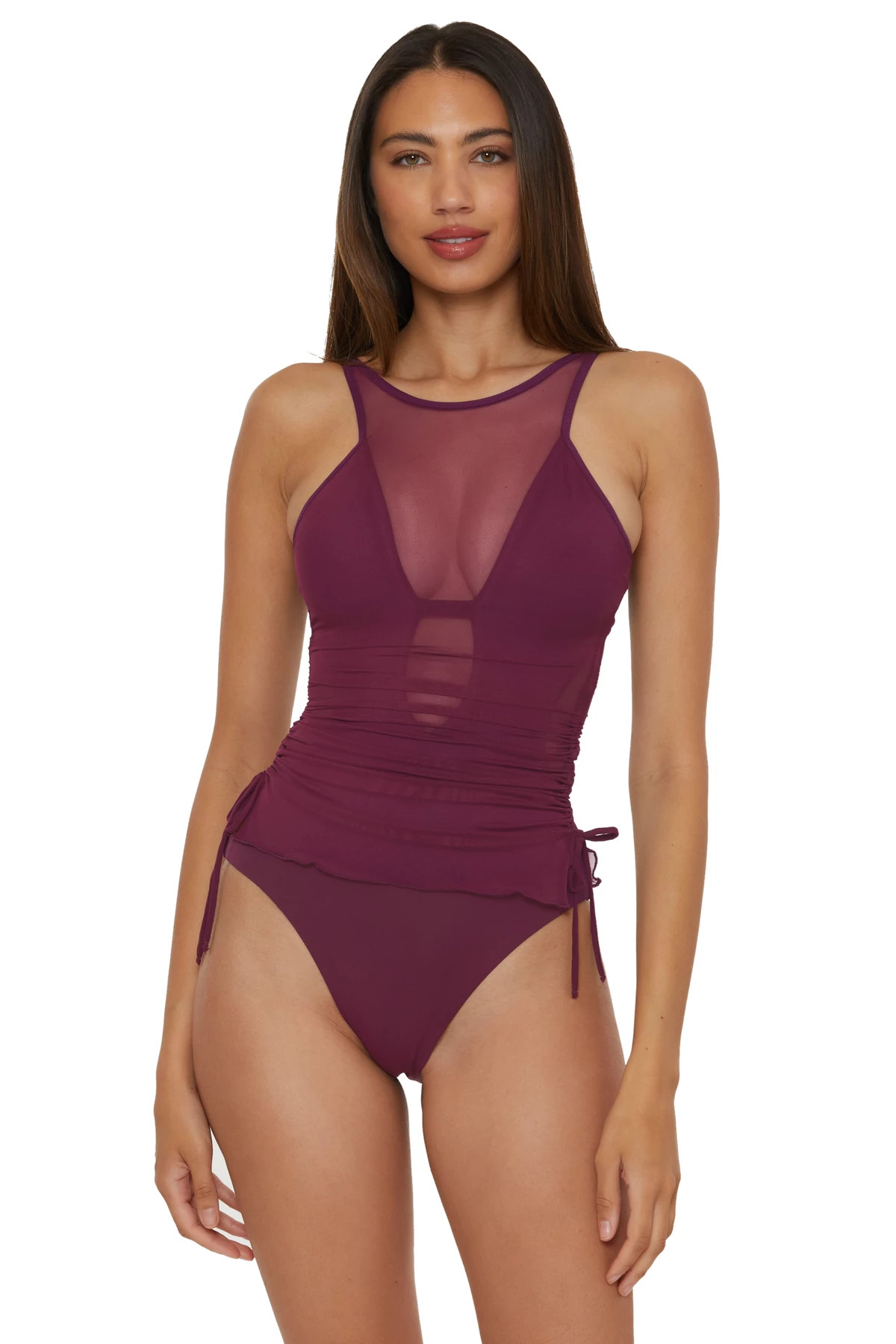 AUBERGINE Macie One Piece Swimsuit image number 1