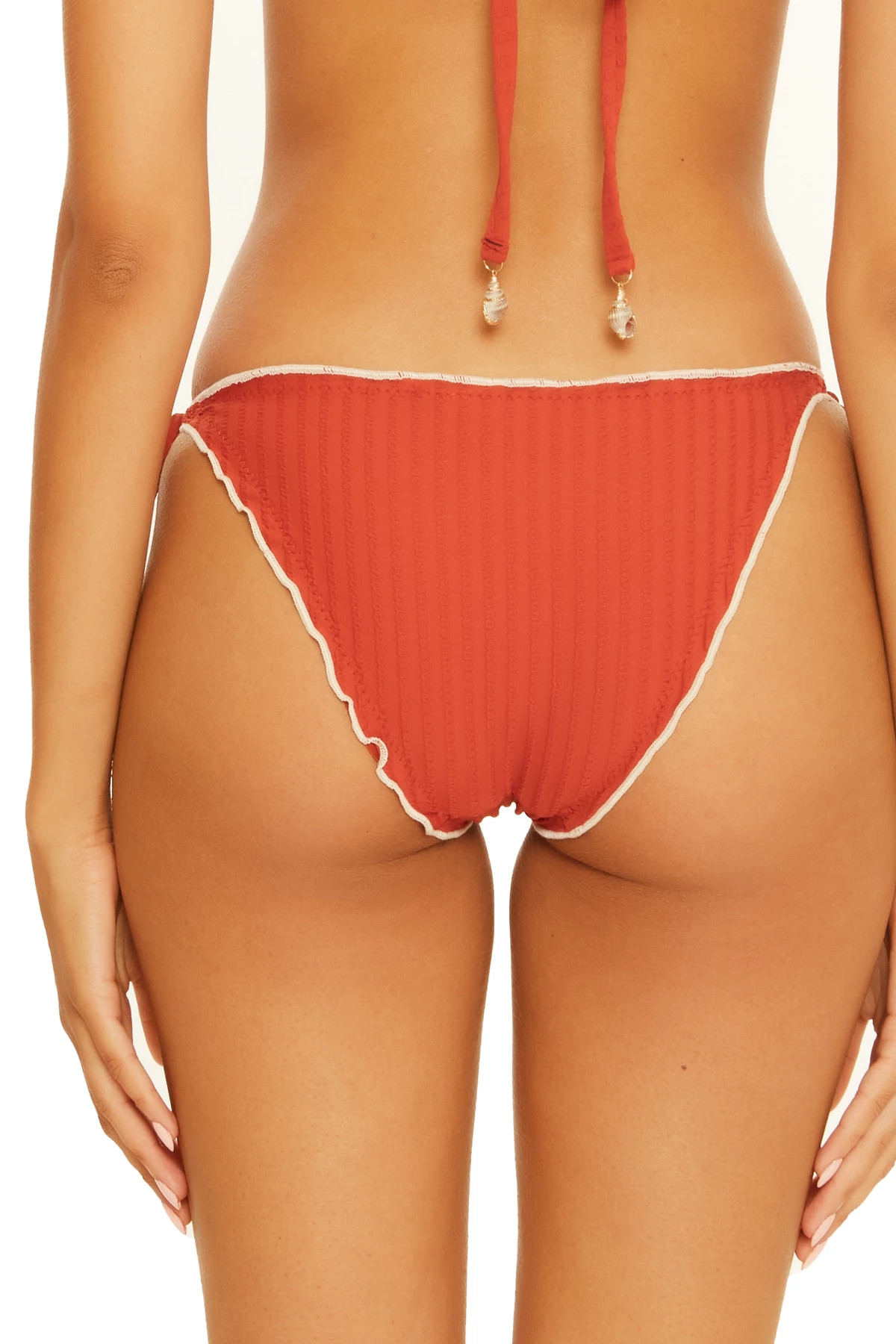 COPPER Cali Tie Side Brazilian Bikini Bottom image number 2