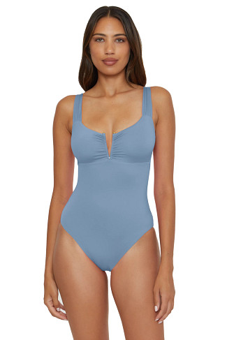NEW MIST Viviana V-Front One Piece Swimsuit