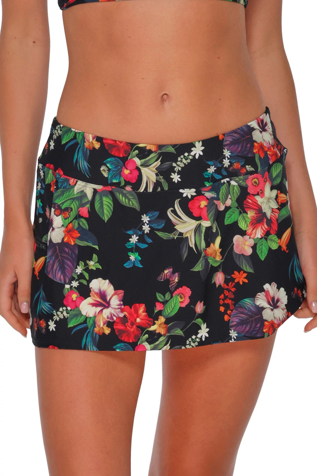 FLEUR NOIRE Sporty Swim Skirt image number 1