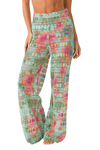 SOLANA Meg Crochet Wide Leg Pant