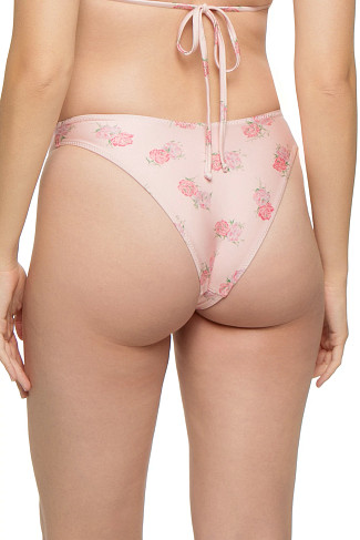 FRESH ROSE Dove High Leg Bikini Bottom