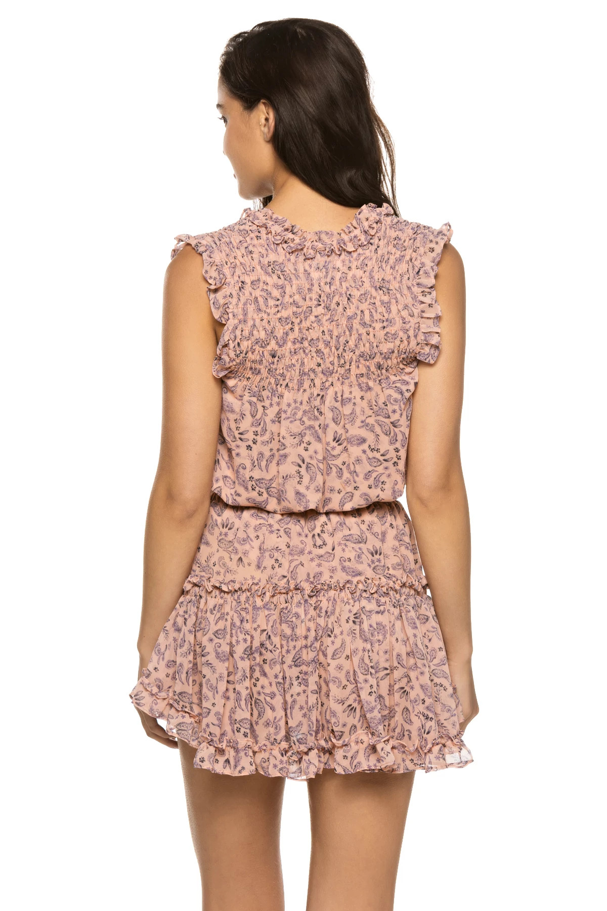 ROSE PAISLEY Aila Smocked Mini Dress image number 2
