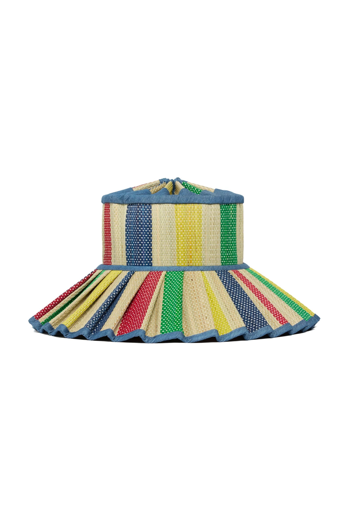 SUN BATHE DENIM Sundeck Luxe Capri Sun Hat image number 1