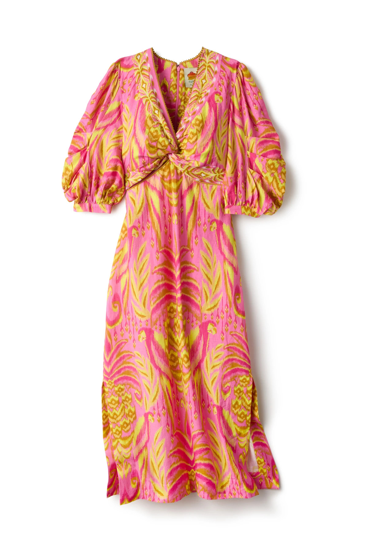 PINEAPPLE TAPESTRY PINK Pineapple Tapestry Midi Dress image number 4