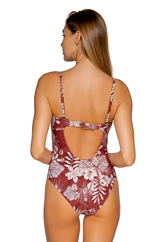 HAWAIIAN HIDEAWAY Marion Maillot Bandeau One Piece Swimsuit