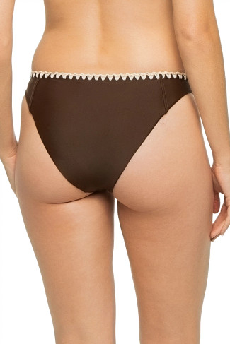 BEACH BROWN Iliana Hipster Bikini Bottom