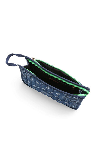 NAVY Beau Bandana Pouch