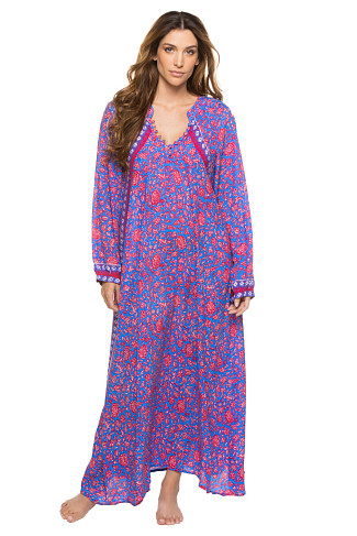 BLOOM PRINT PERSIAN Fiore Maxi Dress