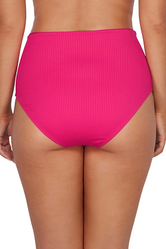 BEGONIA SANDBAR RIB Capri High Waist Bikini Bottom