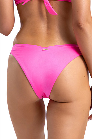 NEON PINK Serena Tango Brazilian Bikini Bottom