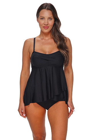BLACK Molly Bandeau Tankini