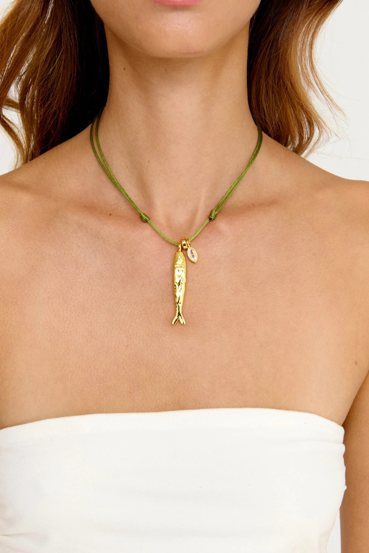 GREEN Isda Necklace image number 3