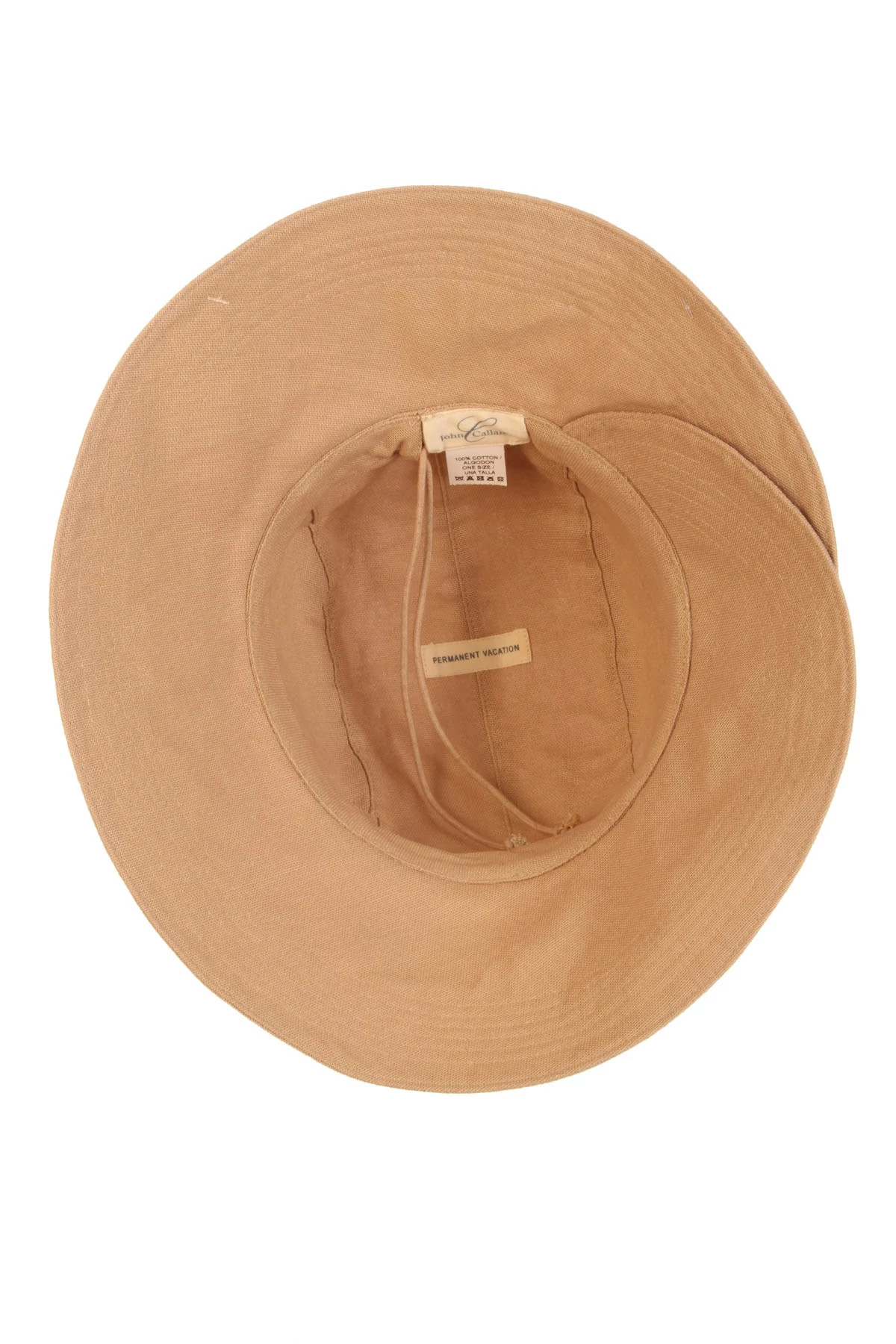 TAUPE Taupe Cotton Split Brim Sun Hat image number 2