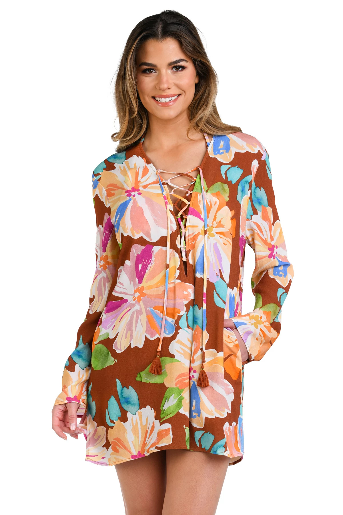 CINNAMON Saharan Sands Long Sleeve Tunic image number 3