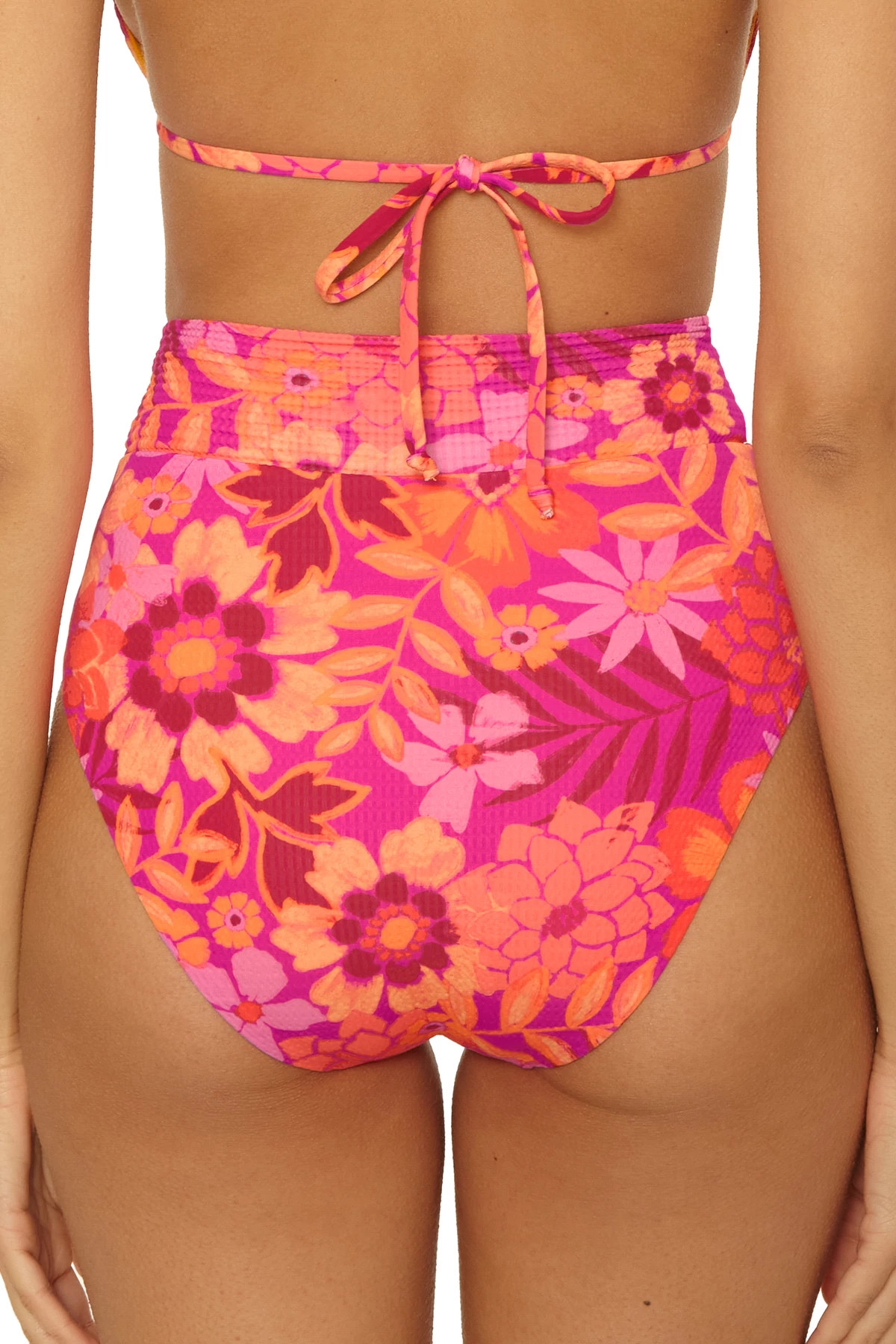 MULTI Lily High Waist Bikini Bottom image number 2