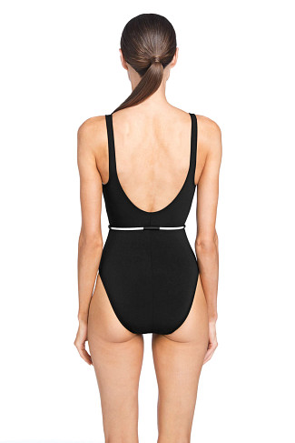 BLACK Emma Plunge One Piece Swimsuit