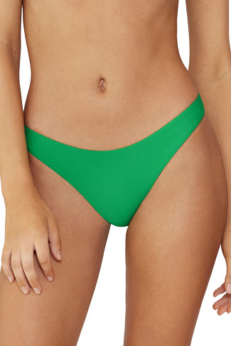 SEAWEED Ruched Brazilian Bikini Bottom