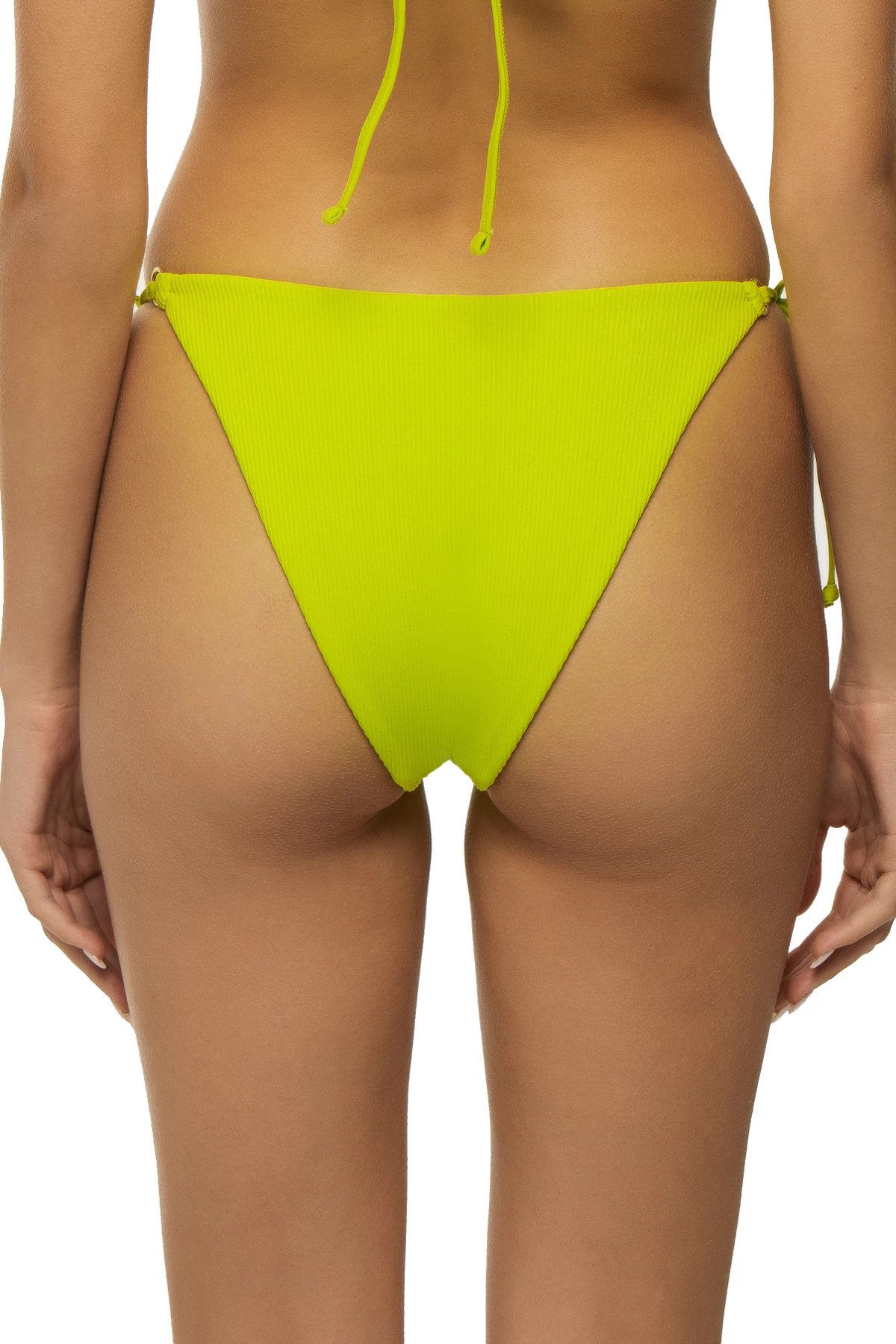 LEMON Cabo Tie Side Brazilian Bikini Bottom image number 2