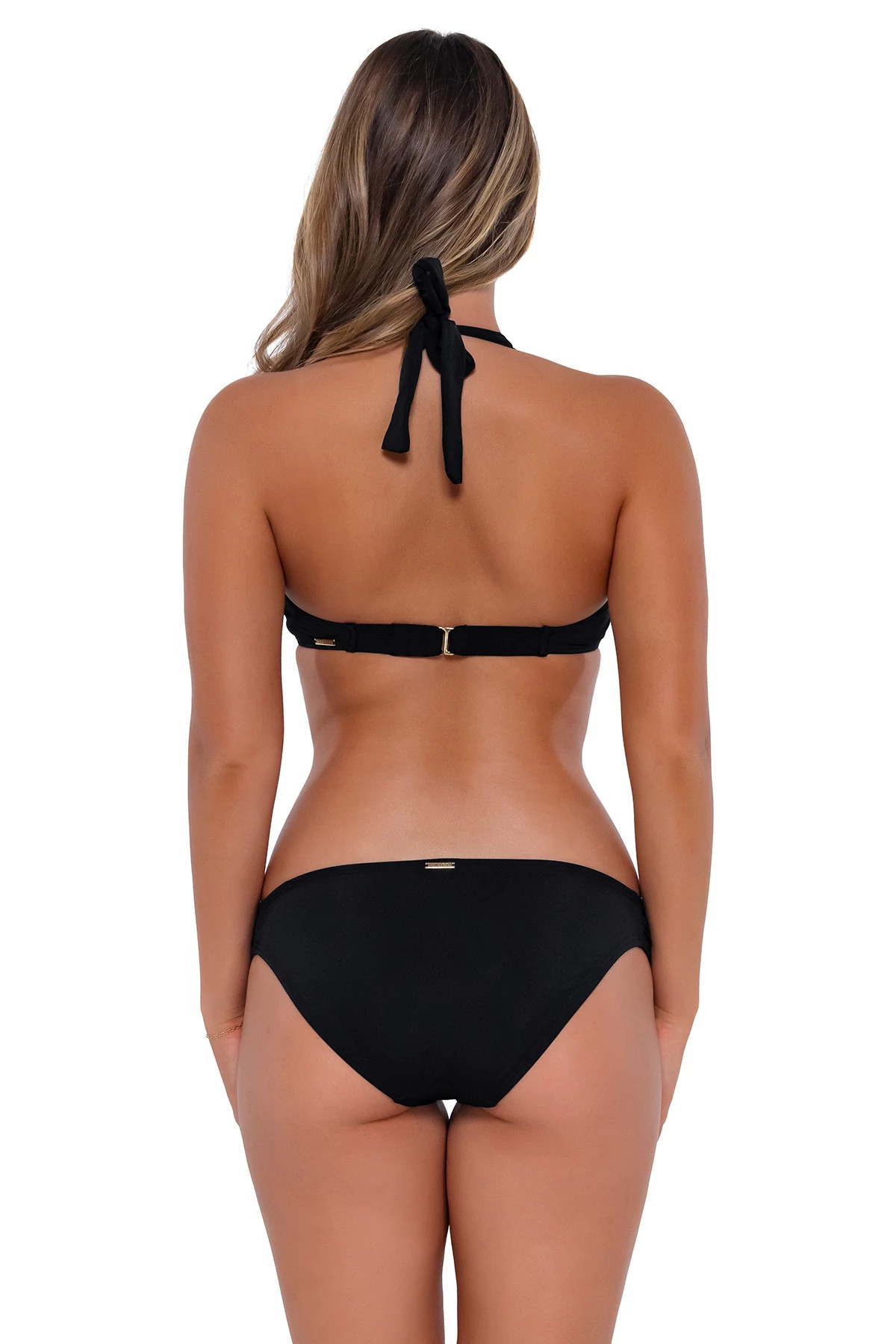 BLACK Muse Underwire Halter Bikini Top (D+ Cup) image number 2