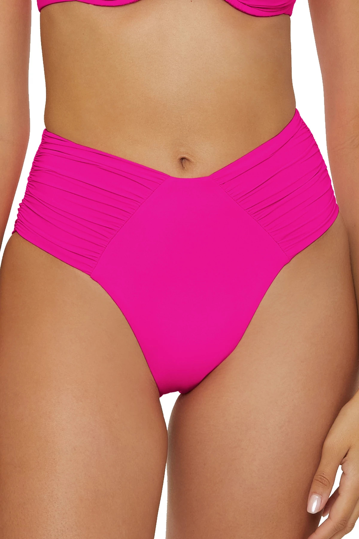 AZALEA Brinley High Waist Bikini Bottom image number 1