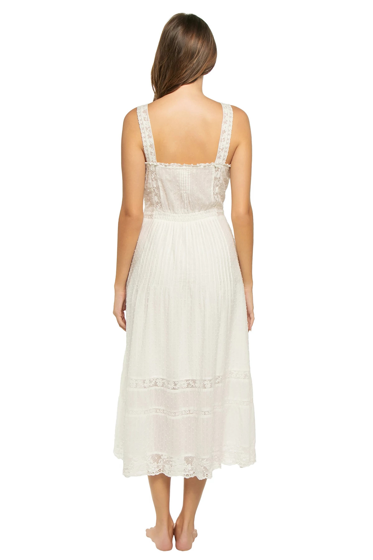 OPTIC WHITE Judalon Midi Dress image number 2