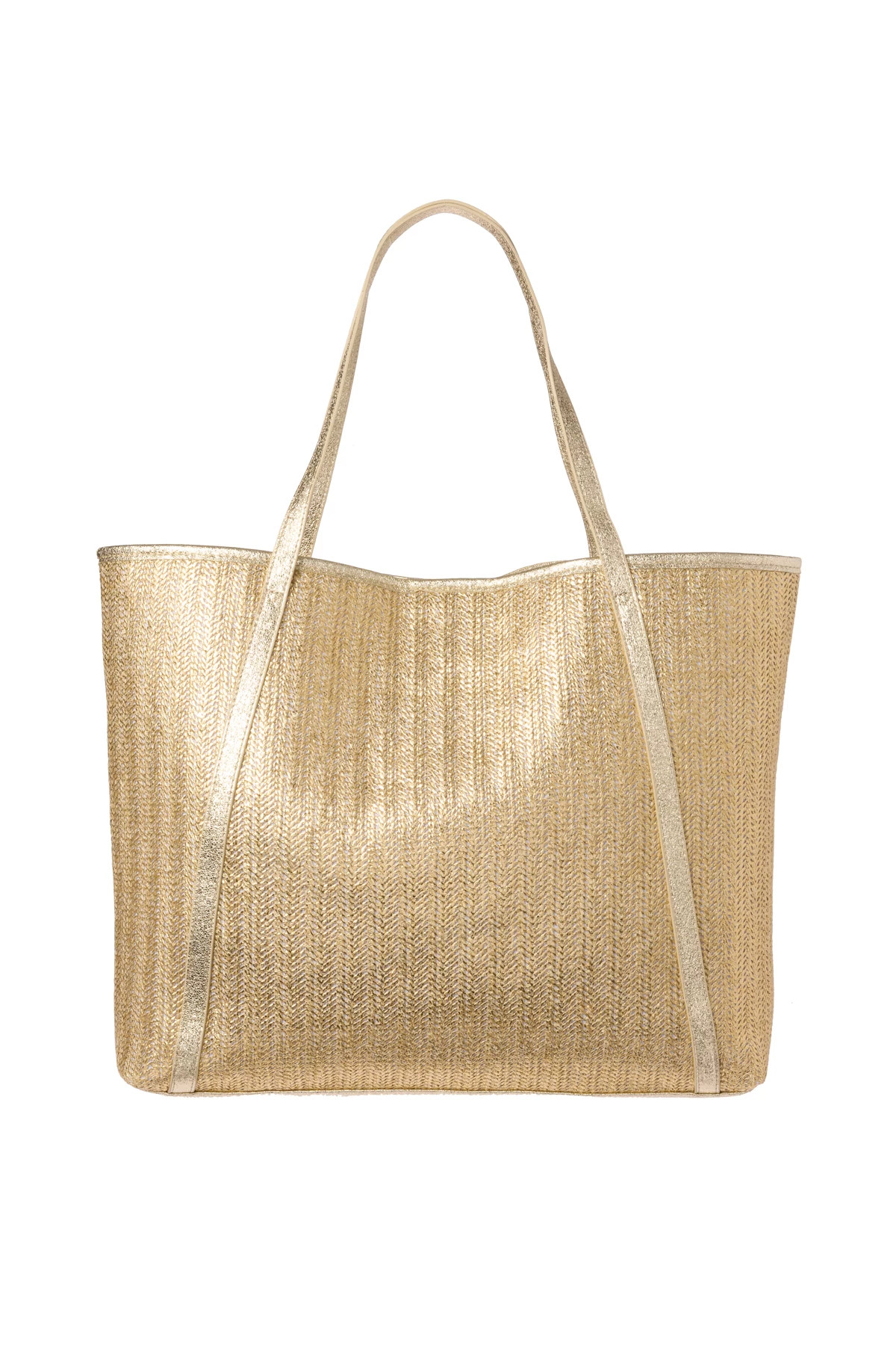 GOLD Eva Metallic Tote Bag image number 1