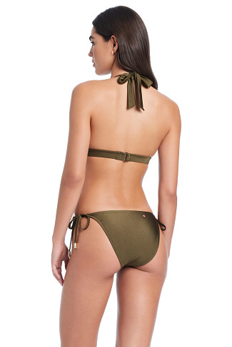 HAZEL Shine Halter Bikini Top