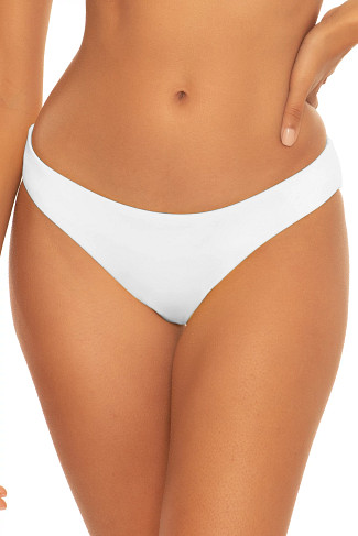 WHITE Adela Hipster Bikini Bottom
