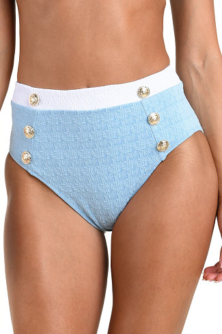 POWDER BLUE Vanessa High Waist Bikini Bottom