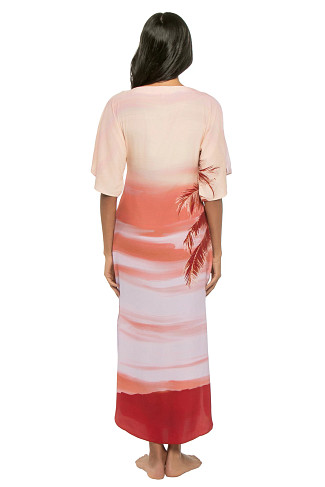 MULTI High Neck Maxi Dress