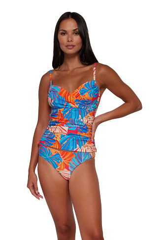 ZESTY TROPICANA Simone Convertible Strap Tankini Top