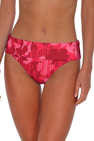 RAMBLING ROSE Hannah High Waist Bikini Bottom