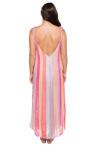 MARBELLA MIX RAINBOW Cary Sleeveless Midi Dress