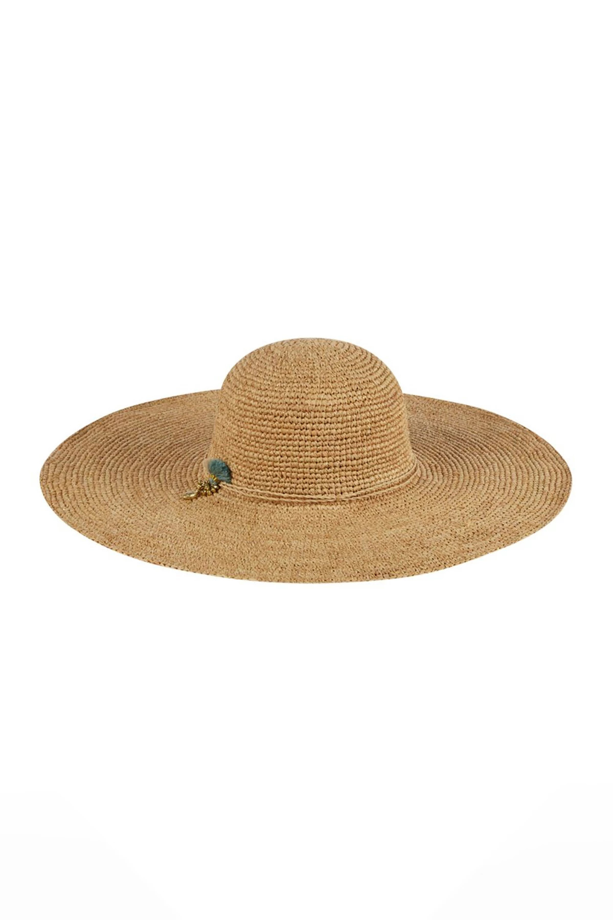 NATURAL/GOLD/BLUE Mara Sunhat image number 1