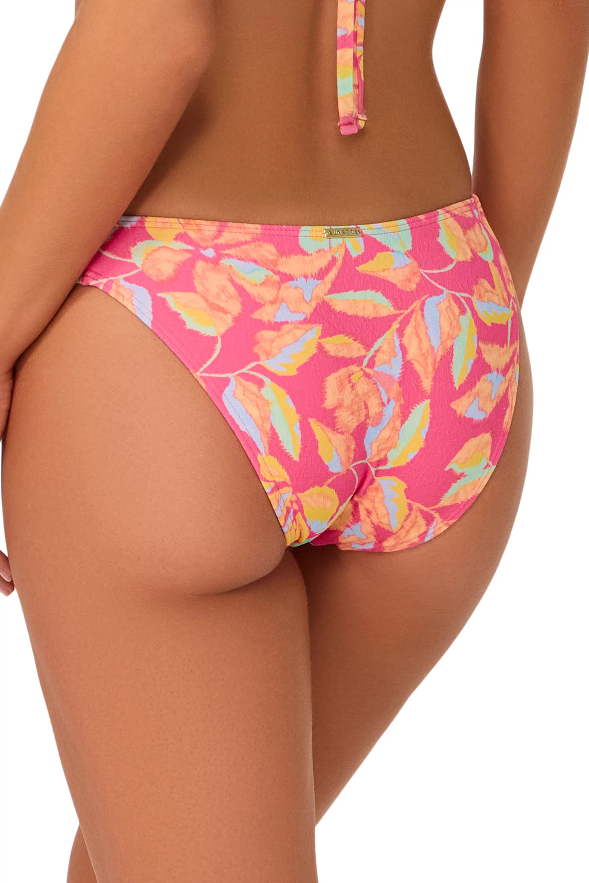 MAGIC HOUR CREPE Dora Double Tab Side Hipster Bikini Bottom image number 2