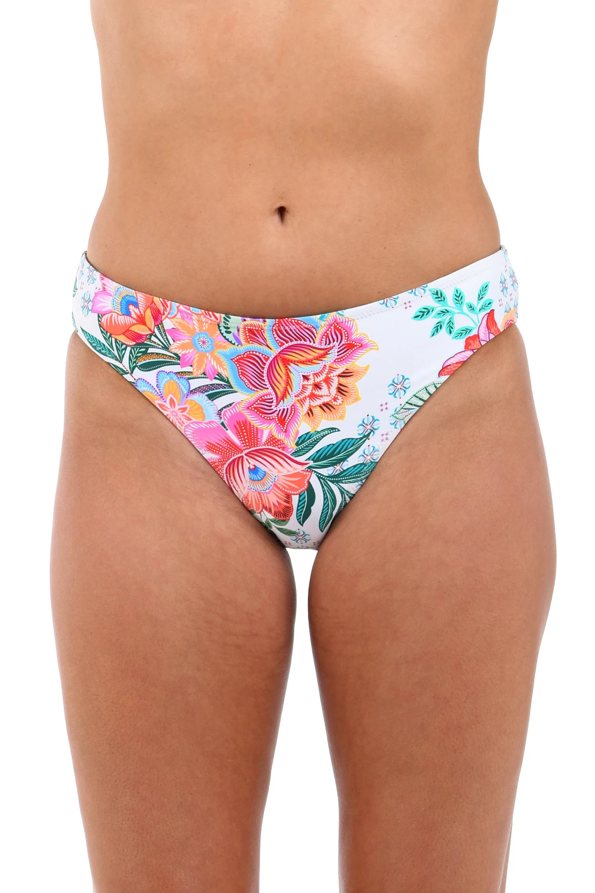 WHITE Riviera Reversible Hipster Bikini Bottom image number 1