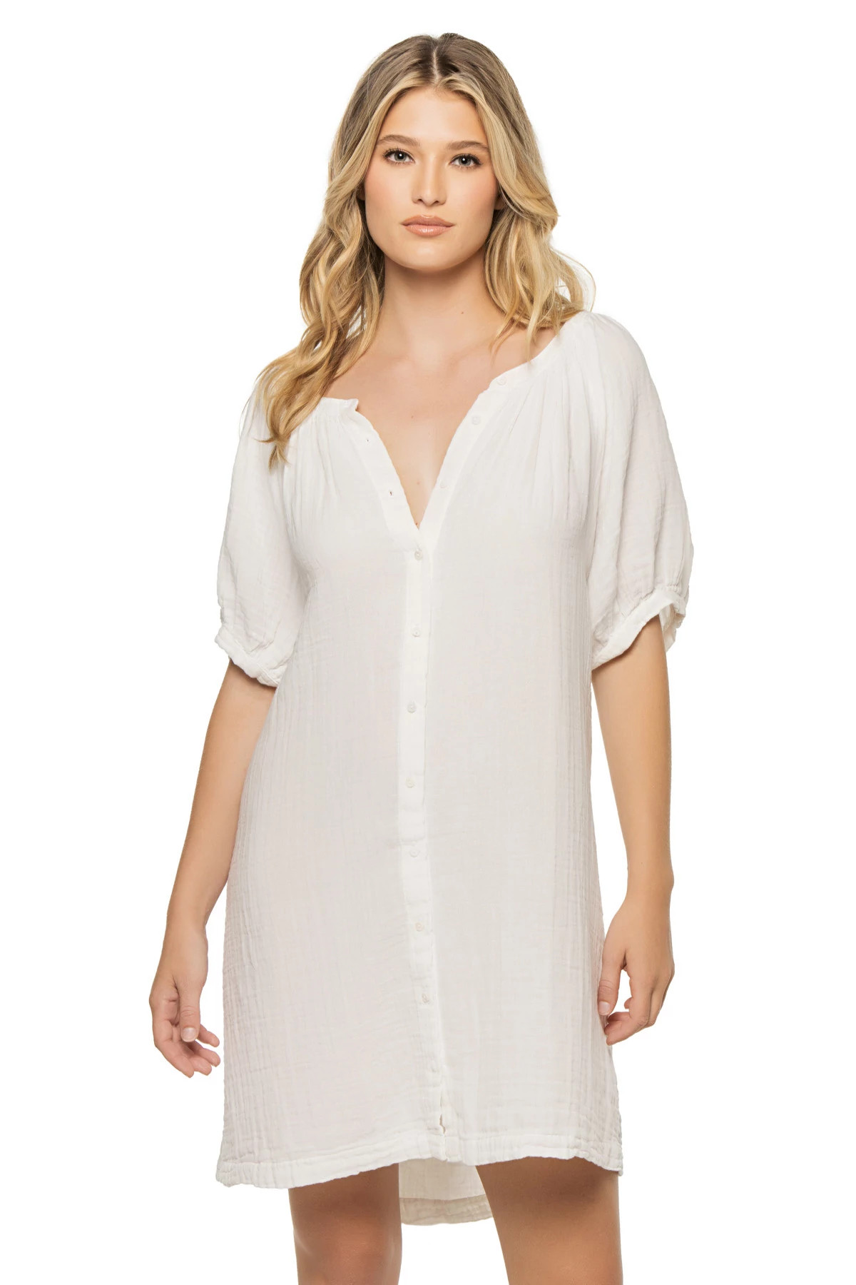 WHITE Sifnos Mini Dress image number 1