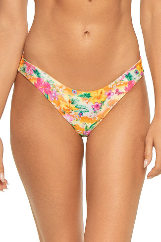 PEACHY POCKET Floral Hipster Bikini Bottom
