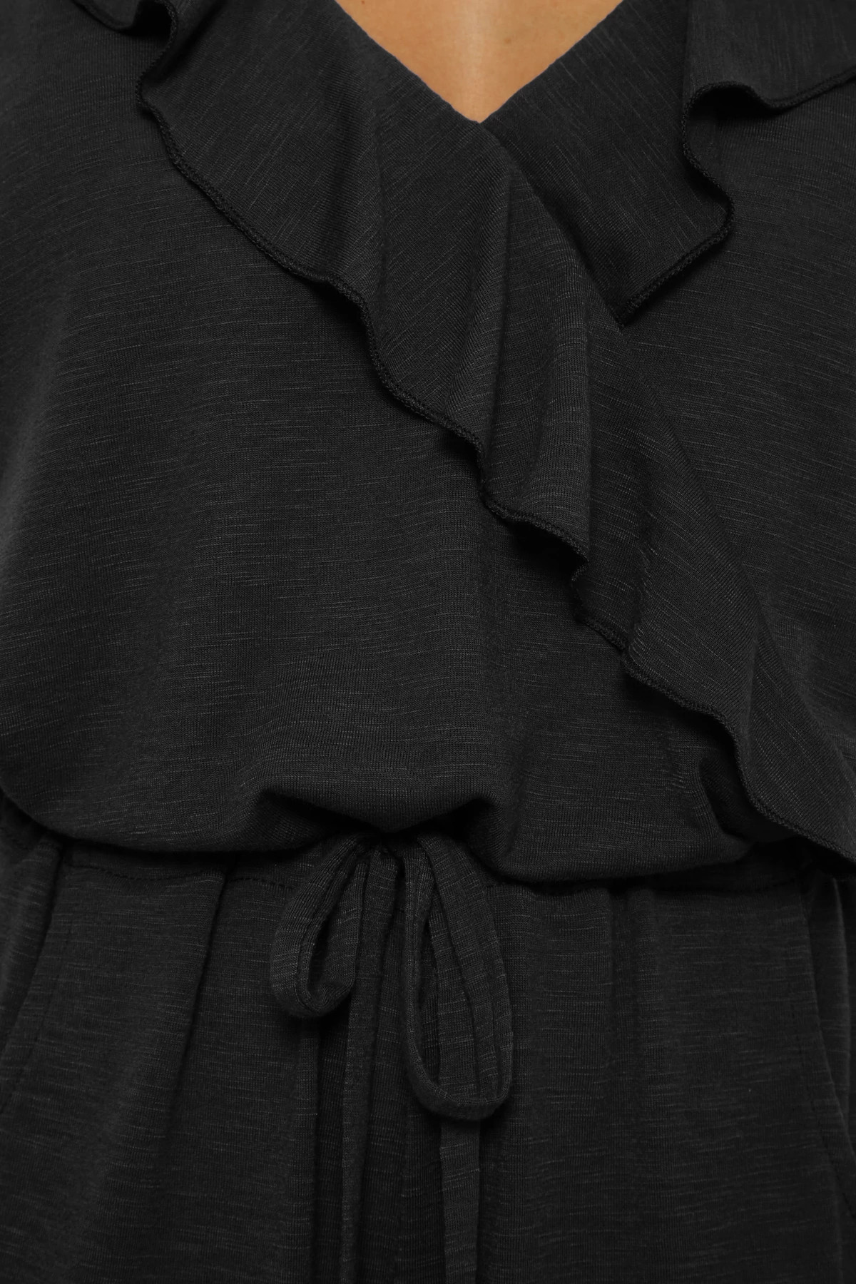 BLACK Breezy Basics Jumpsuit image number 4