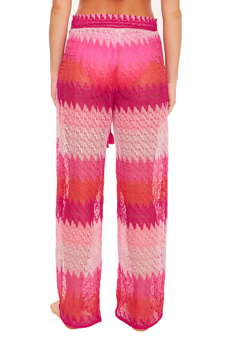 PINK COMBO Cascade Crochet Pants