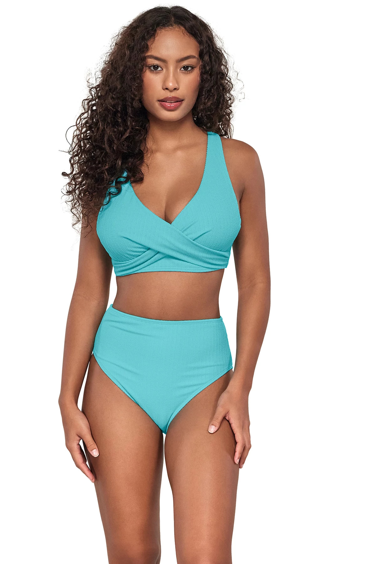 POOL PARTY Mirabella Underwire Bikini Top (D+ Cup) image number 1