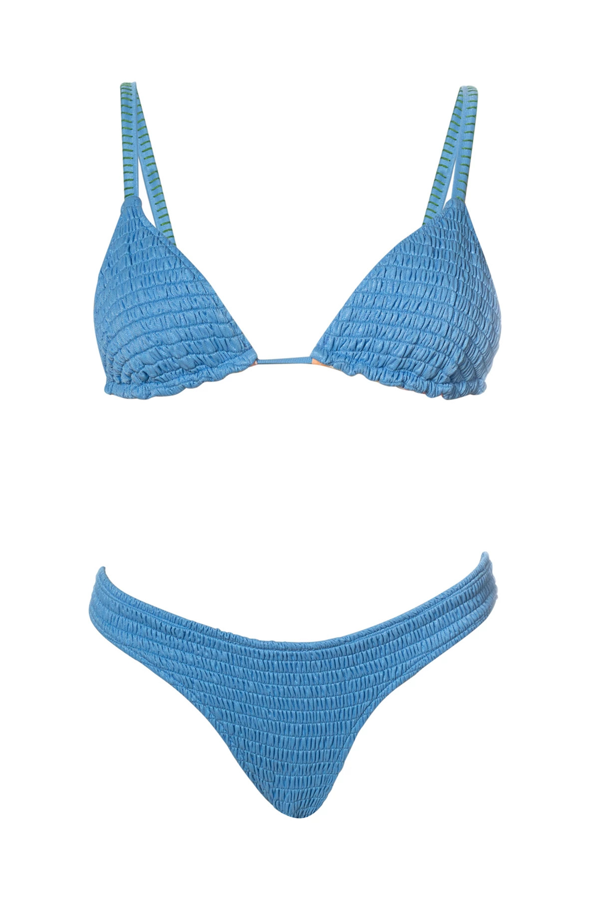 BLUE Flirt Reversible Hipster Bikini Bottom image number 4