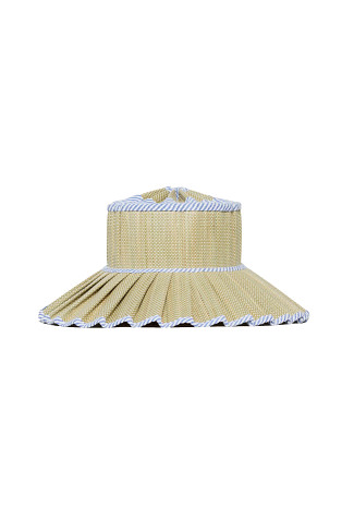 THE WAVE Island Capri Pleated Brim Sun Hat